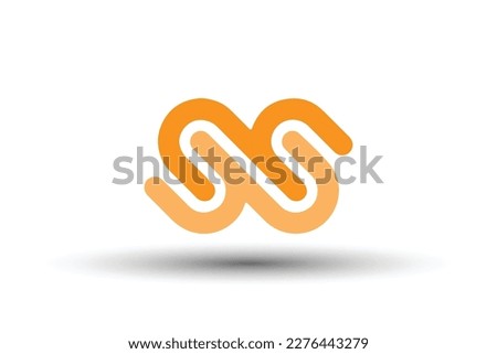 SS Logo Design Concept, s wordmark icon 