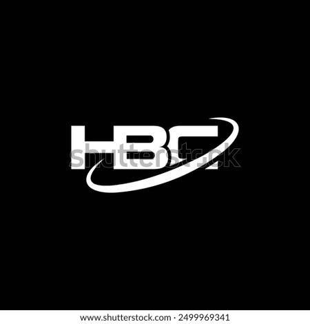 HBC logo design vector template