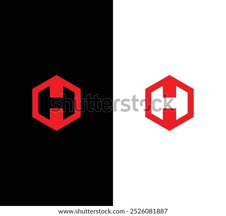 Hexagon Letter H Logo Design