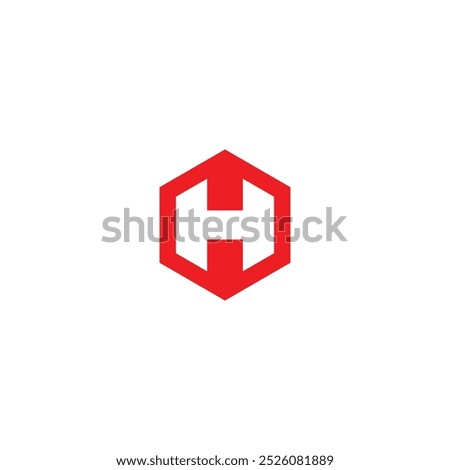 Hexagon Letter H Logo Design