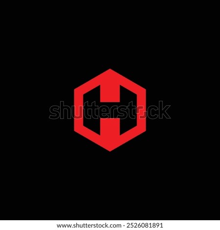 Hexagon Letter H Logo Design