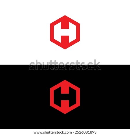 Hexagon Letter H Logo Design