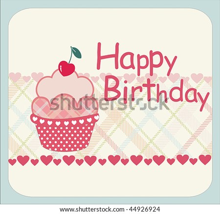 Birthday Card Design Stock Vector 44926924 : Shuttersto