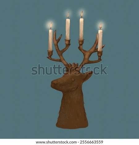 Similar – Image, Stock Photo candelabras Souvenir