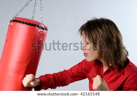 woman expressing anger management