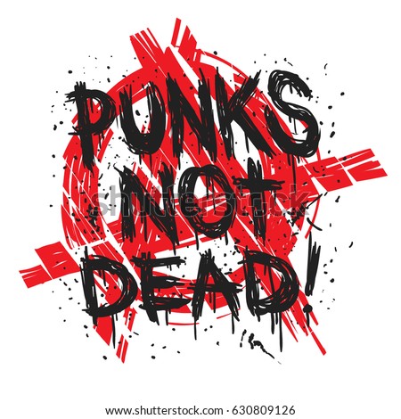 sample copyright license Free    Punkâ€™s Vector Vector Not Dead Free Art Download