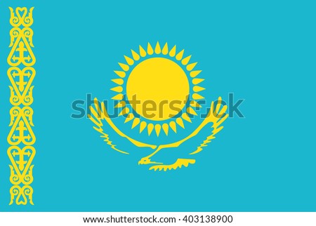 flag Kazakhstan 
