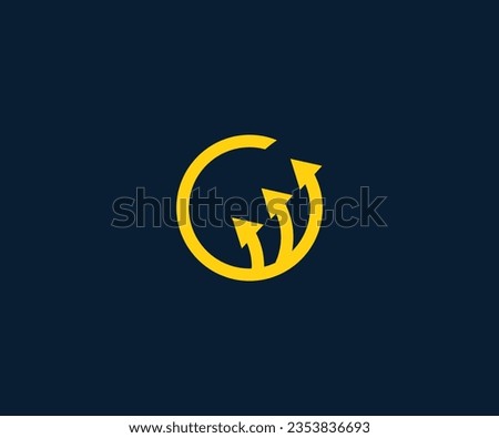 Creative Professional Arrow Logo Design VectorTemplate