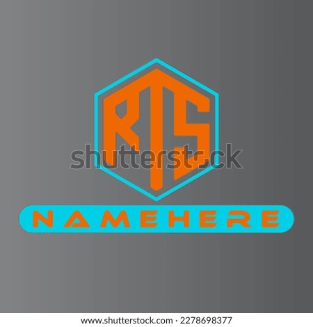 Creative RTS Logo Design Letter Logo Design Monogram Icon Vector Template