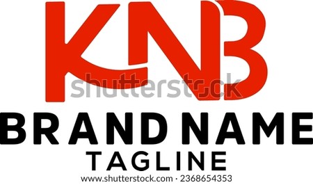 KNB Initial Letter Logo Design vector Template. Graphic Alphabet Symbol for Corporate Business Identity
