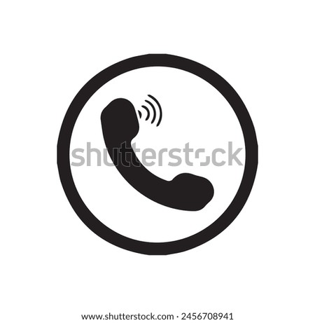 Phone icon vector. Set of flat Phone and mobile phone symbol collection, Vector EPS 10 Format.