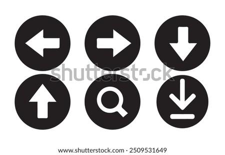 Arrow icon set. Arrow vector collection. Arrow. Cursor. Modern simple arrows. Vector illustration EPS 10