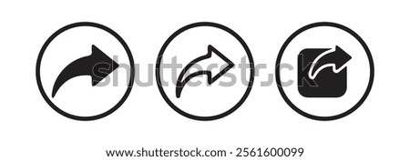 Share icons set. Share vector icon.Share arrow, link, connection icon. Vector Illustration EPS 10