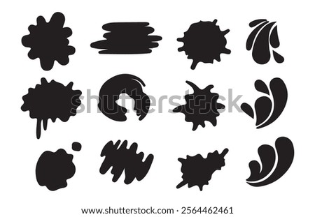 Water plus vector black color.Water drops, black sea ocean waves stencil. Liquid elements, cry droplet icons vector set.Illustration EPS 10