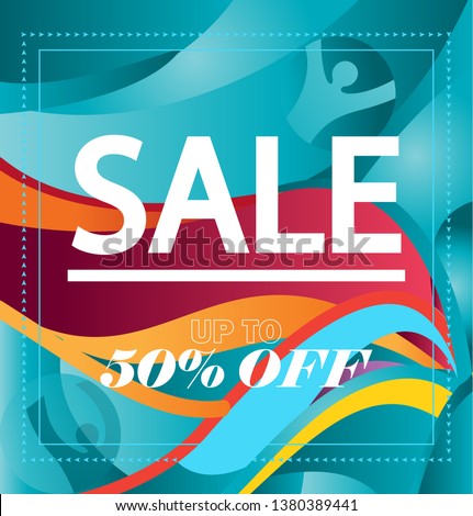 Sale banner - European championship soccer. Summer shopping card voucher gift card abstract fluid color shapes geometric background template promotion Game 2024 competition sports football award cup