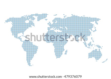 Map world background. Dots pattern world map. Competition blue maps template Wallpaper. Soccer championship maps layout. Infographic world map cartography. Dotted world map banner. Hockey cup mapping.