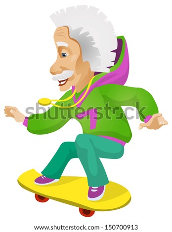 Old Man Stock Vector Illustration 150700913 : Shutterstock