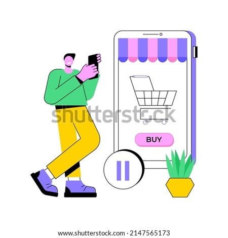 Order on hold abstract concept vector illustration. Order status details, e-commerce website, booking processing, purchase on hold, payment in process, cancellation required abstract metaphor.