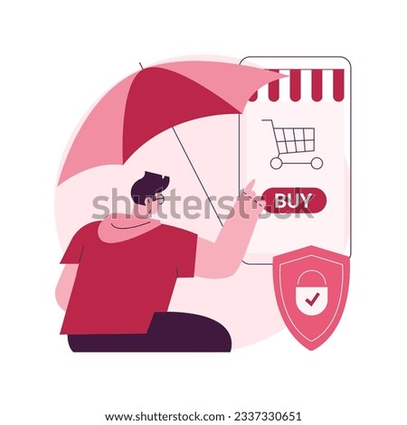 Consumer protection abstract concept vector illustration. Consumer advocacy service, buyers rights regulation, personal data protection policy, law firm, safe online purchase abstract metaphor.