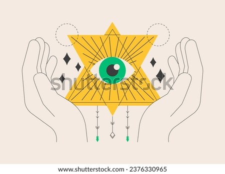 New religion abstract concept vector illustration. New religious movement, alternative spirituality, ideas and worldviews, traditional doctrine, anglican african church, adonism abstract metaphor.