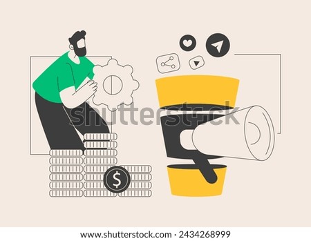 Sales pipeline management abstract concept vector illustration. Pipeline analysis, CRM, representation of sales prospects, customer prospects lifecycle, reaching sales quota abstract metaphor.