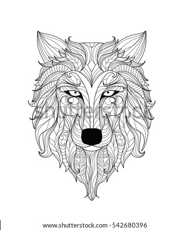 Download Mandala Wolf Drawing At Getdrawings Free Download