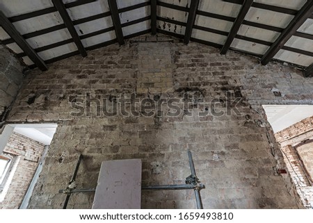 interior of a house under renovation Stock foto © 