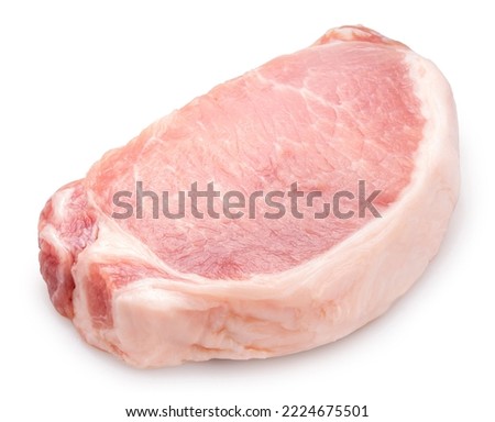 Similar – Image, Stock Photo raw pork tenderloin on a wooden cutting board