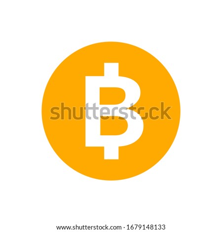 currency money icon isolated on white, THB coin thailand for flat icon style, thai token money baht symbol orange, illustration money medal thai yellow gold, vector