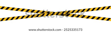 warning tape, caution line tape, caution sign yellow black strip for safety zone