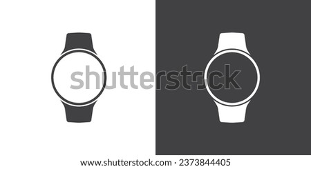 Smartwatch icon. Modern Watch symbol sign, simple, vector, icon for website design, mobile app, ui. Vector Illustration, Smart watch icon in flat style. Smartwatch design symbol for apps and websites.