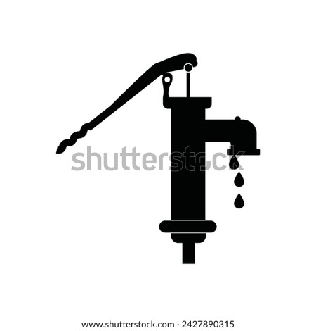 Pump, water, handle, plumber, machine icon