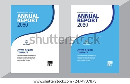 Corporate Book Cover Design Template in A4. Can be adapt to Brochure, Annual Report, Magazine, Poster, Business Presentation, Portfolio, Flyer, Banner, Website. design with bleed area 0.125in.