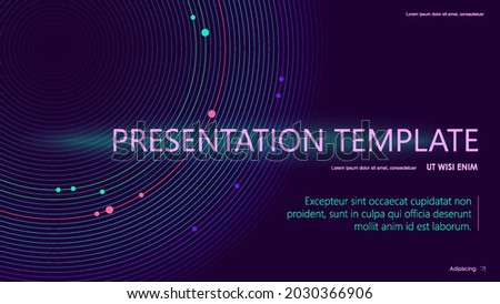 Vector slides for presentation. This You can be used for annual report and all type of company profile. Easy to edit and you can replace your own photos and color as well as text. Slide from set №4