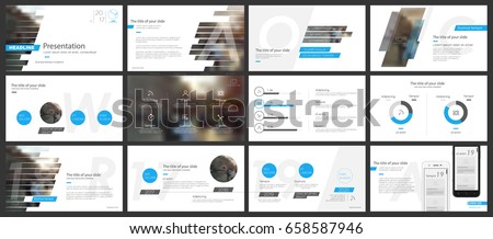 Blue elements of infographics for minimalist design style on a white background. Use in presentation templates, flyer and leaflet, corporate report, marketing, advertising, annual report and banner.