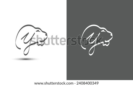 Simple and Memorable logo design Initial letter Y combine with lion head. The logo good for any company and work as well in small size.