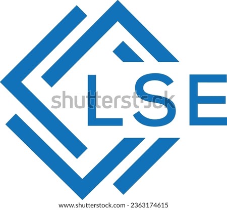 
LSE Logo Vector design blue