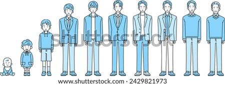 Men's Life Stages Life (full body)