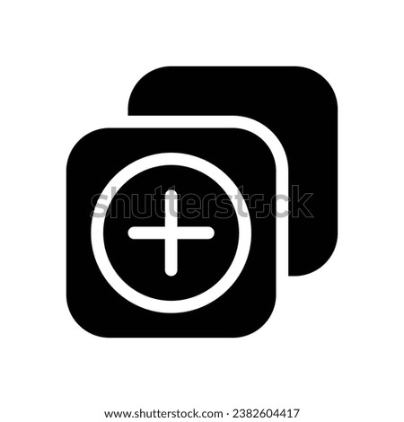 copy glyph icon logo for website, application, printing, document, poster design, etc, Suitable for web Design,Logo,App