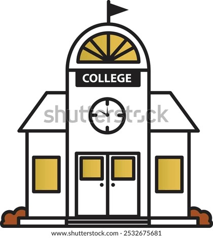 college building with nice decoration