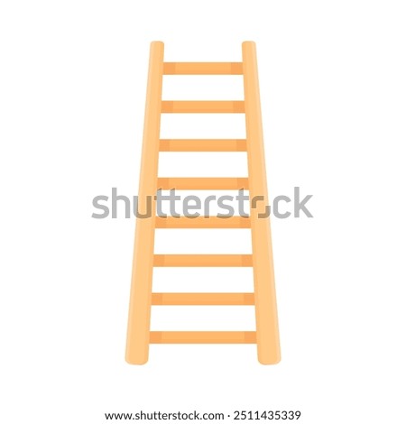 Similar – Image, Stock Photo Classic wooden staircase with wide wooden steps