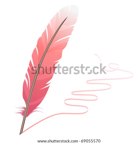 http://image.shutterstock.com/display_pic_with_logo/386113/386113,1295169600,2/stock-vector-pink-feather-and-flourish-isolated-on-white-background-69055570.jpg