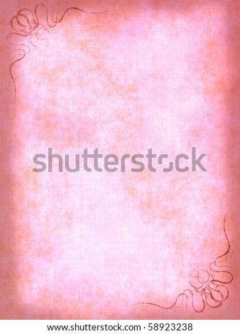 Vintage Gallery: Old paper background with scratches and decorative elements