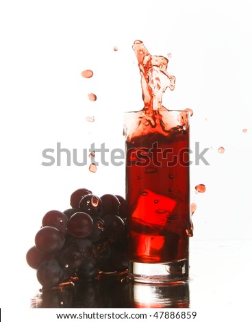 grape juice splash