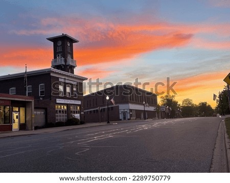 Similar – Image, Stock Photo Sunset in a small fjord in Norway