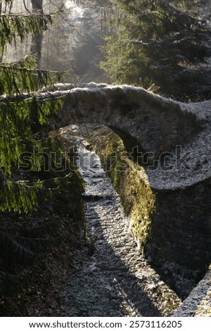 Similar – Image, Stock Photo Bridge shadows in winter in Kreuzberg/Treptow/Neukölln