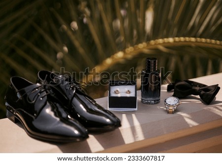 Similar – Image, Stock Photo wedding shoes and clothing, bride and groom