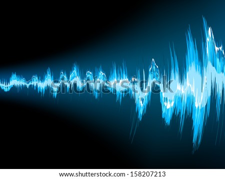 Sound wave abstract background. EPS 10 vector file included
