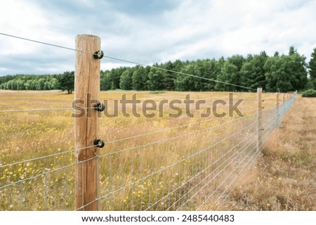 Similar – Image, Stock Photo Gate of a farm in Manheim near the Hambach open-cast mine which is to be destroyed and dredged by RWE, with the notice that the building is still inhabited. Most of the houses in the village have already been demolished.