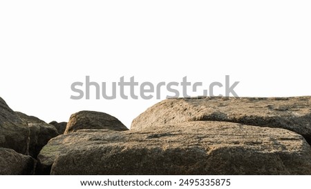 Similar – Image, Stock Photo Big rock at the Atlantic coast in the Azores